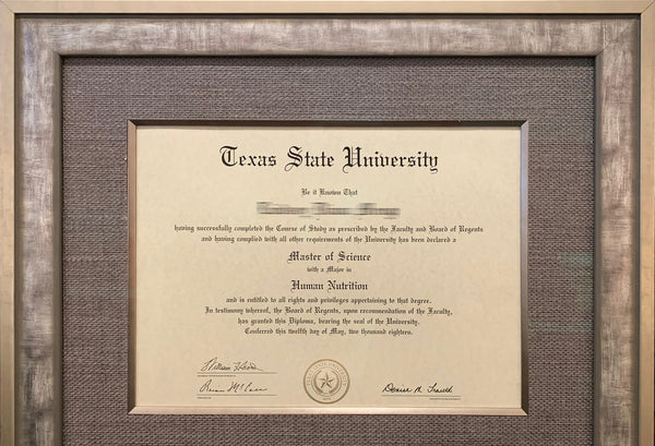 Framing Diplomas