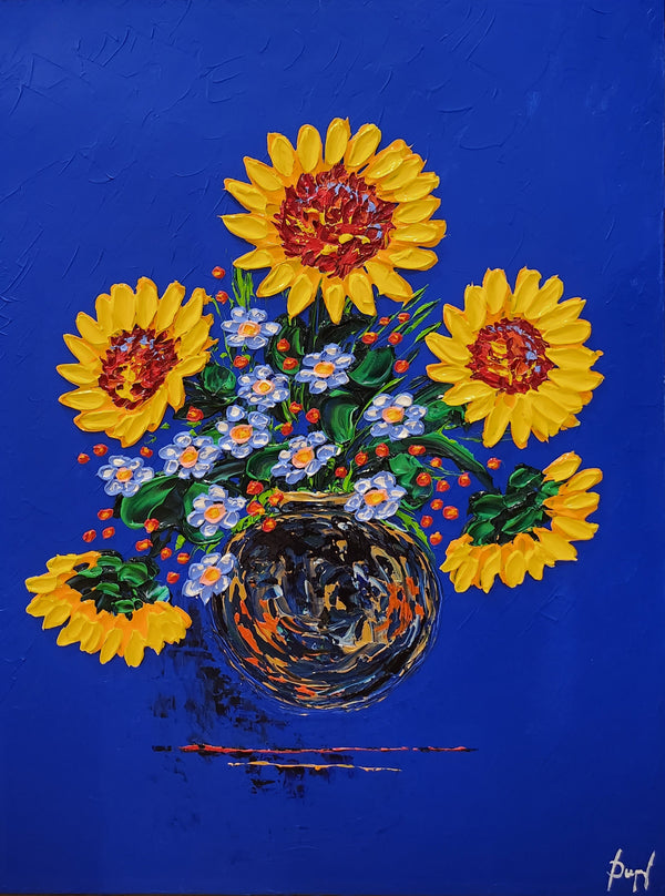 Bouquet of Delightful Sunflowers