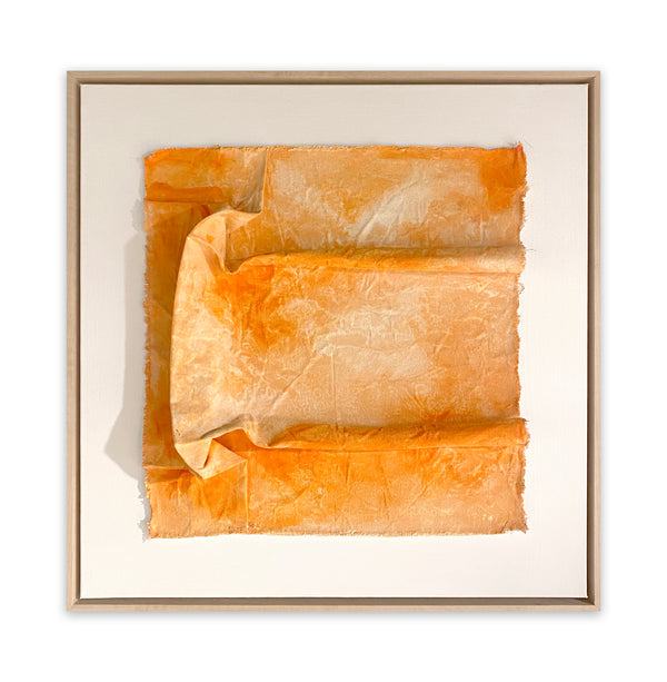 Canvas Sculpture Cadmium Orange