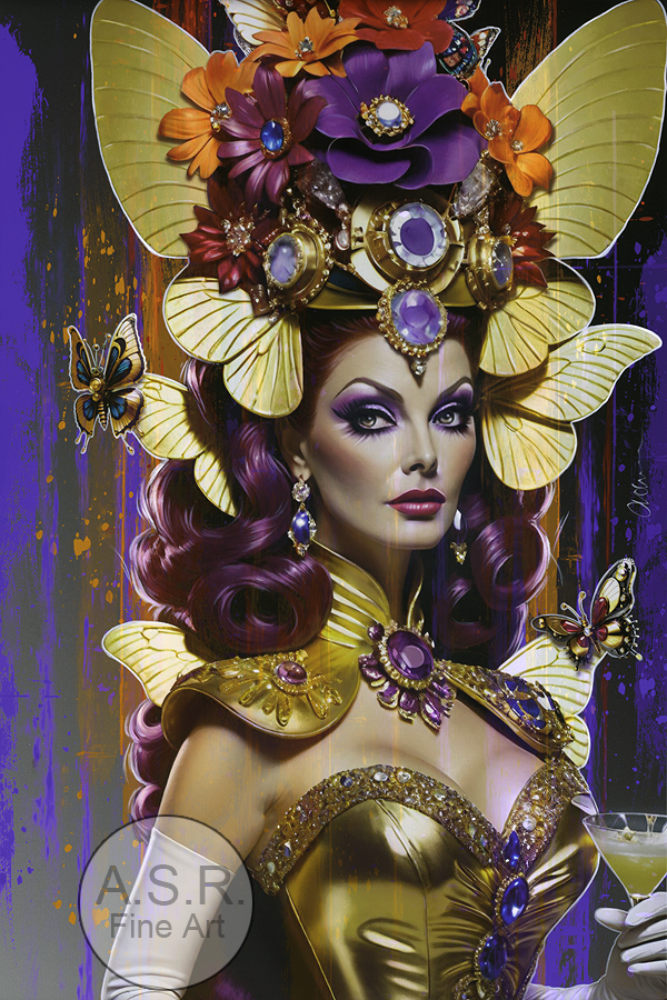 Priscilla Morpho Masquerade  - Life's A Masquerade Series  196/295