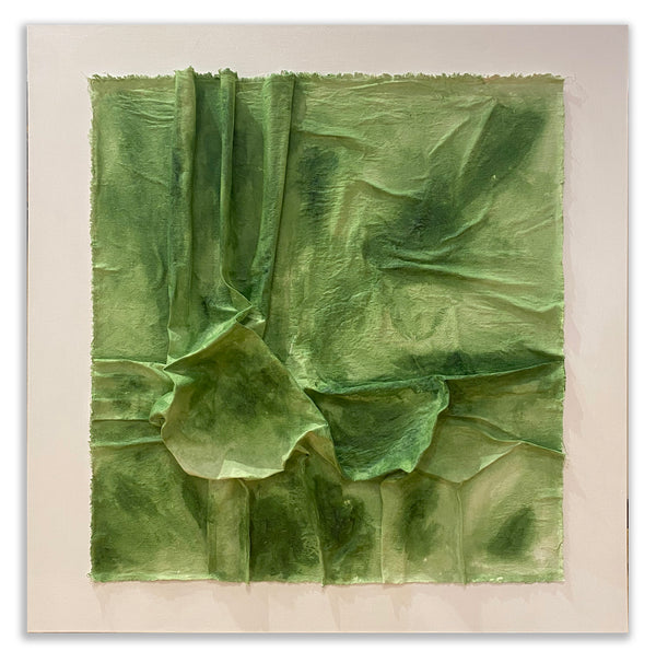 Canvas Sculpture Large Green