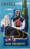 Greece - Air France travel poster