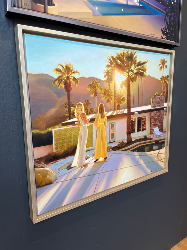 Carrie Graber's art custom framed by Ao5 Gallery.