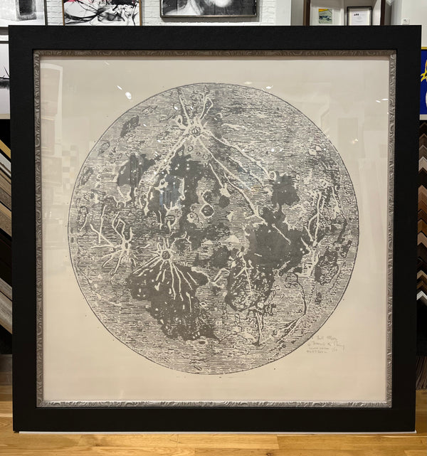 Moon Silver Edition - framed