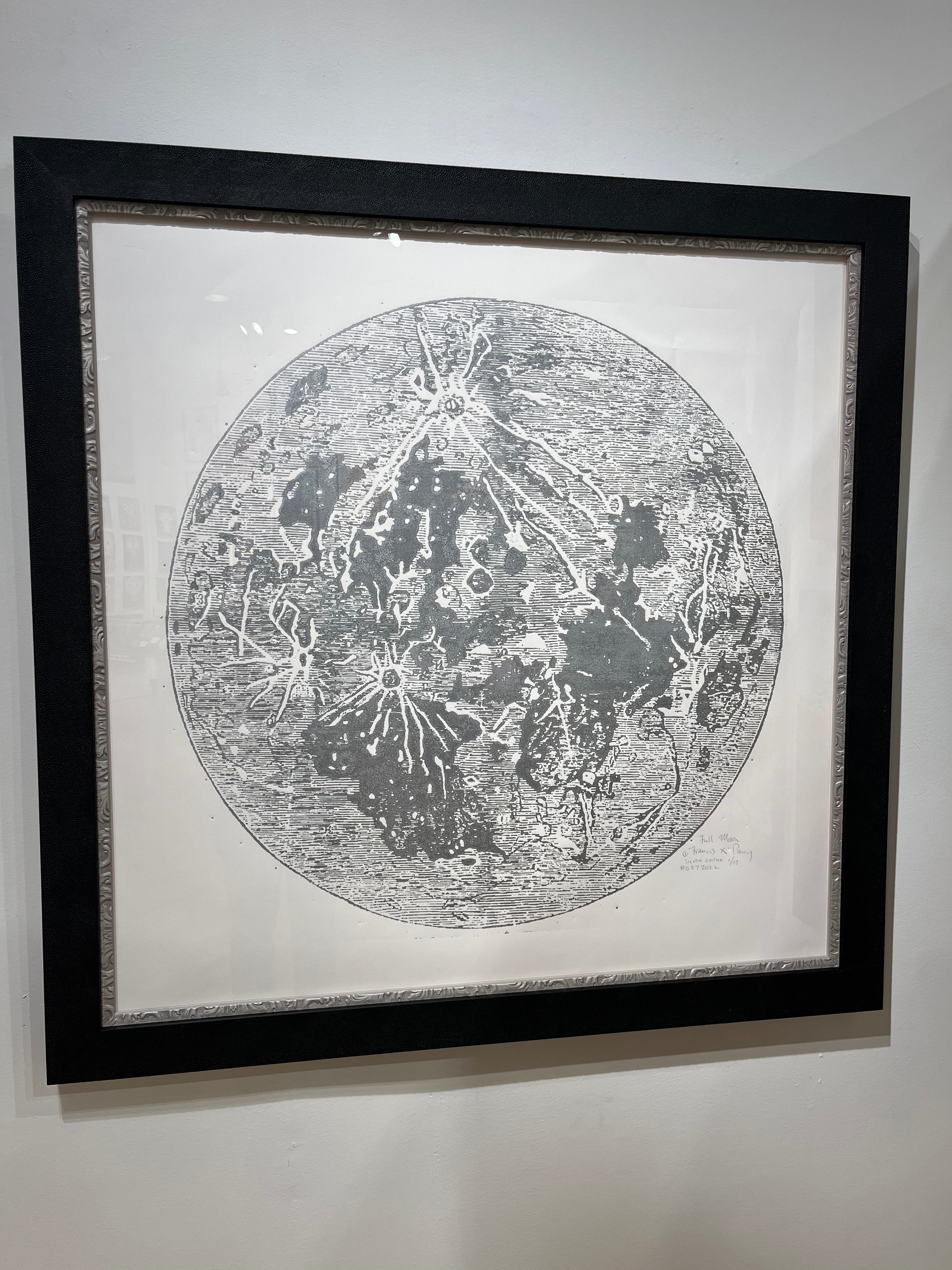 Moon Silver Edition - framed