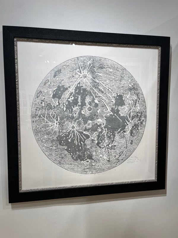 Moon Silver Edition - framed