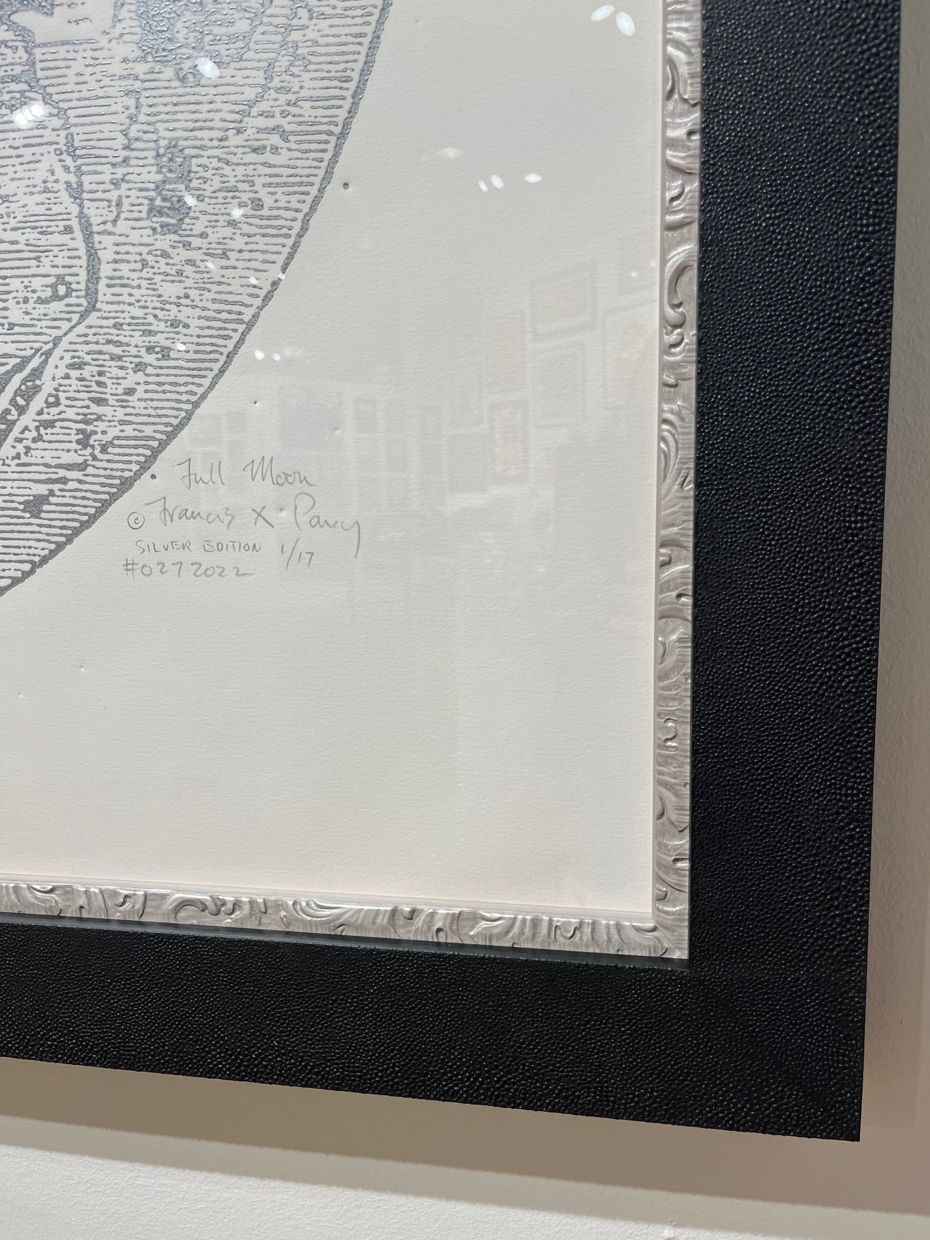 Moon Silver Edition - framed