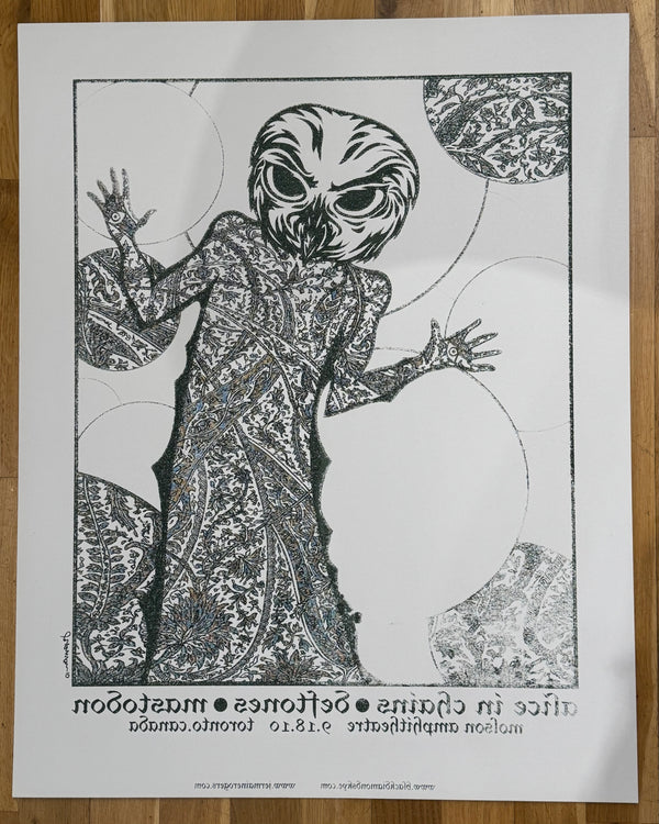 Alice In Chains Deftones, Mastodon-Toronto-  strange gold double sided TEST