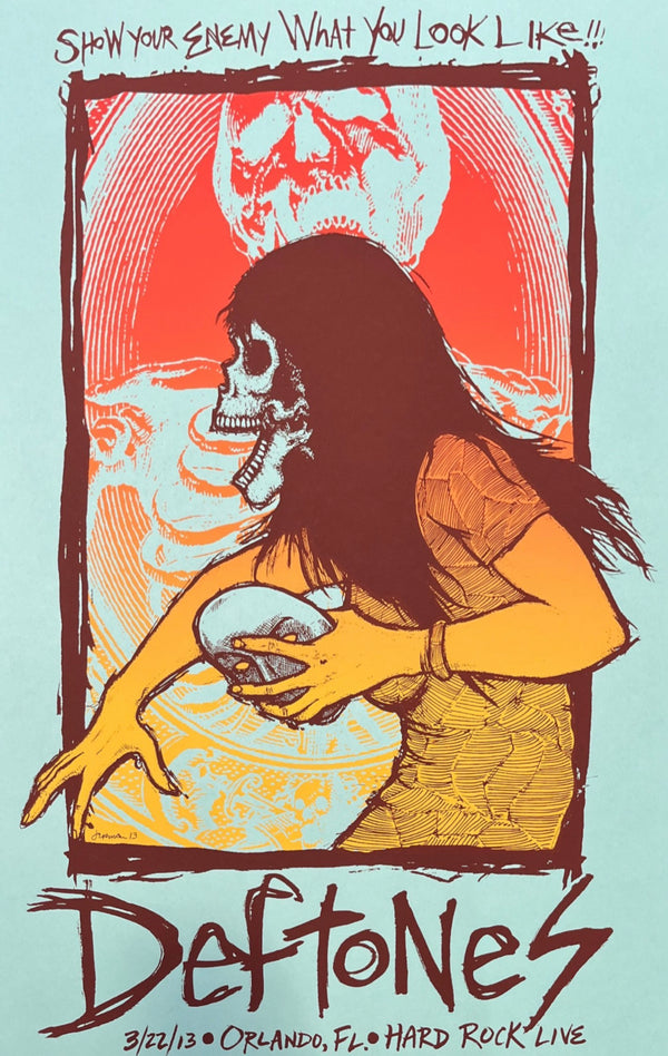 *Deftones North American Tour Full Set- Matching Numbers on Blue Raspberry