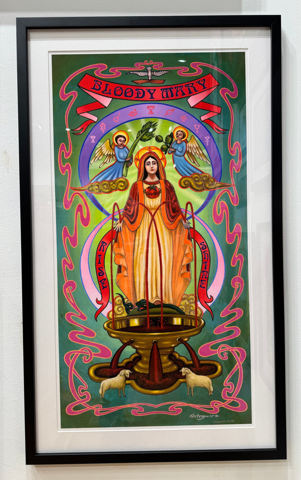 Bloody Mary Large Paper 49/50 Framed