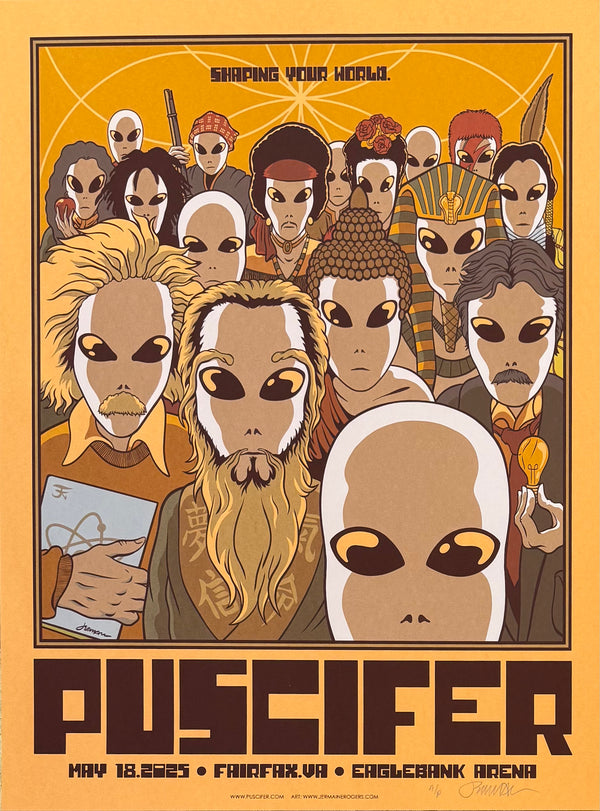 Puscifer - May, 18th, 2025 Fairfax VA, Shaping Your World A/P on Pumpkin Stock