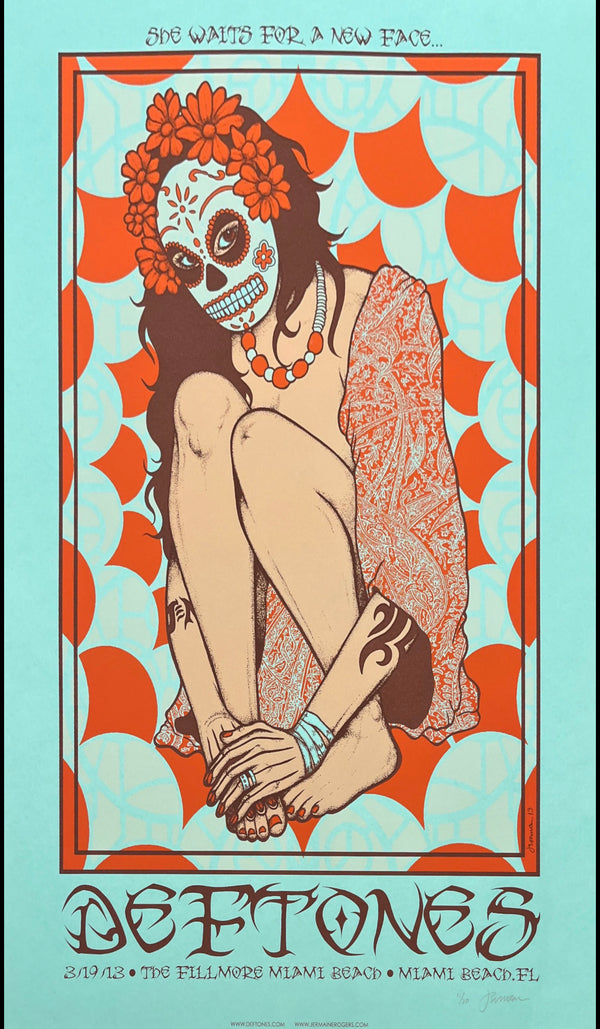 *Deftones North American Tour Full Set- Matching Numbers on Blue Raspberry