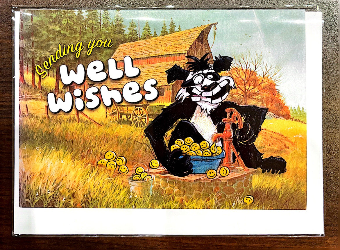Sending You Well Wishes Greeting Card