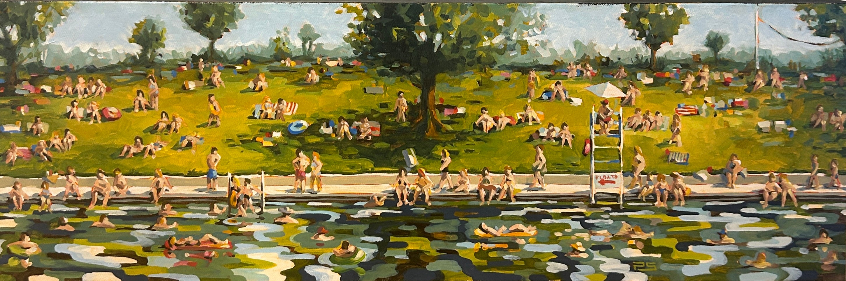 Sunny Barton springs