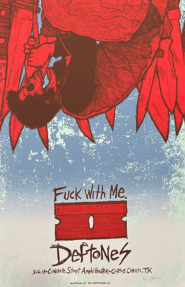 *Deftones North American Tour Full Set- Matching Numbers on Blue Raspberry