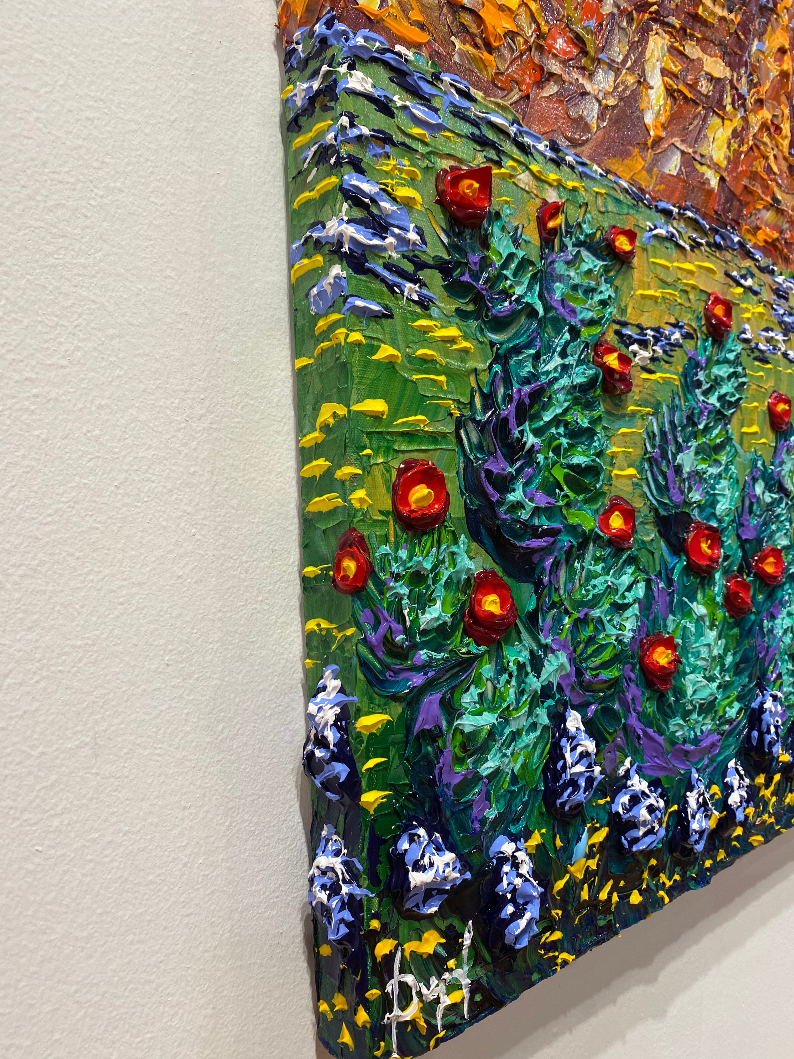 Mountainscape of the Colorful Desert