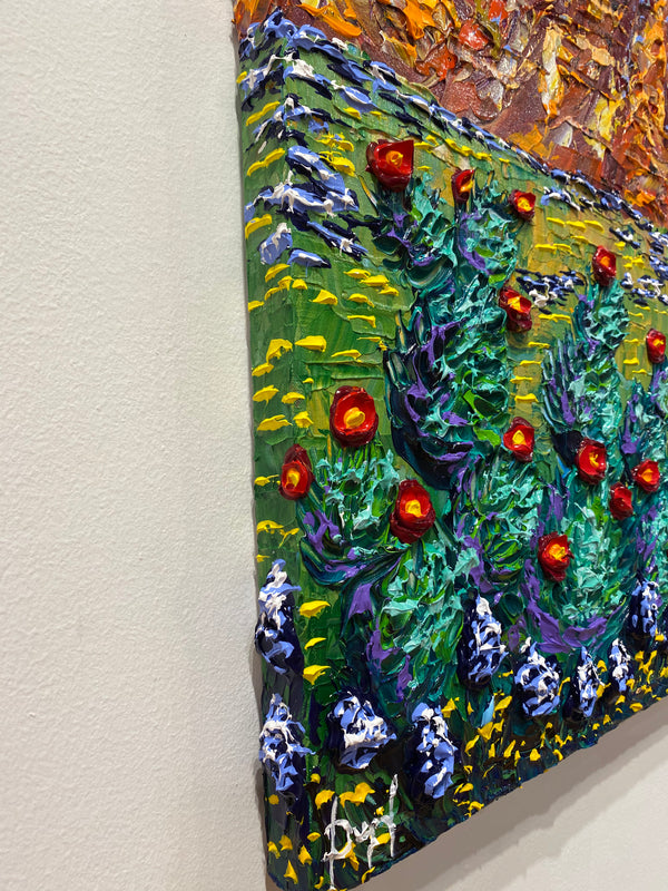 Mountainscape of the Colorful Desert