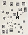 Jermaine Rogers & Various Artists uncut sticker set - Signed by Jermaine