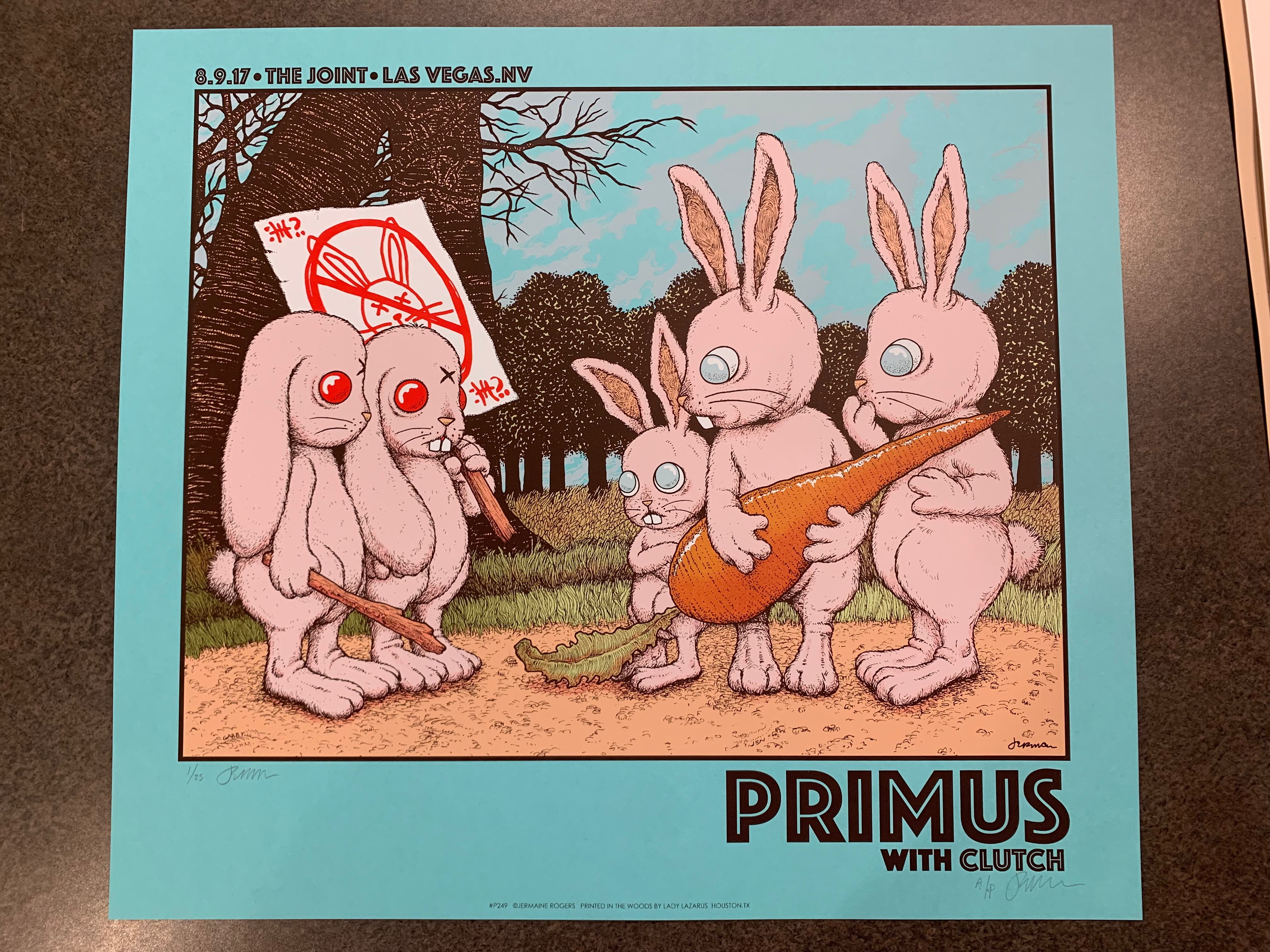 Primus - Las Vegas, NV 8.19.17 1/25 Blue Raspberry.  RARE!
