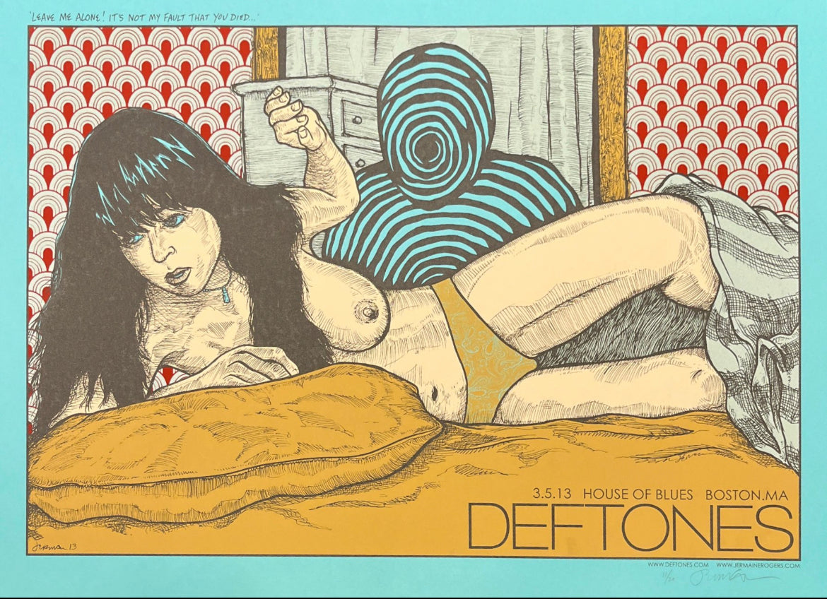 *Deftones North American Tour Full Set- Matching Numbers on Blue Raspberry