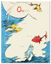 One Fish Two Fish Red Fish Blue Fish 60th Anniversary - FRAMED 194/395