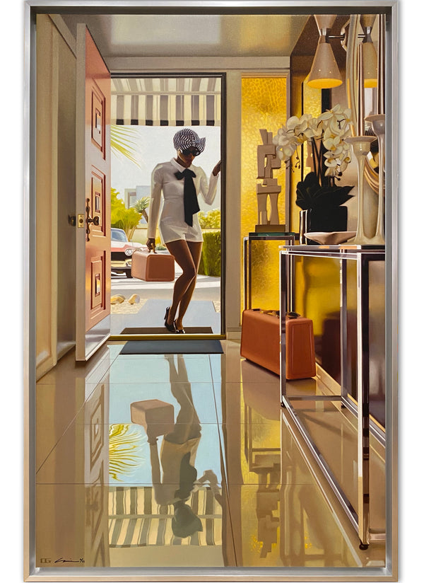 Composition in Opals DLX 2/25 - Framed