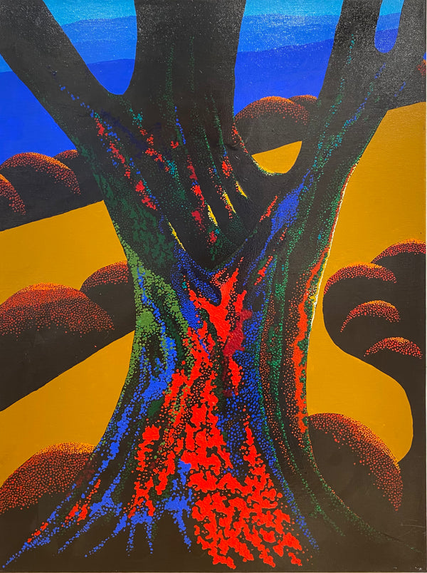 Red Tree with Red Bark