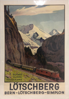 Lotschberg - Switzerland Travel Poster