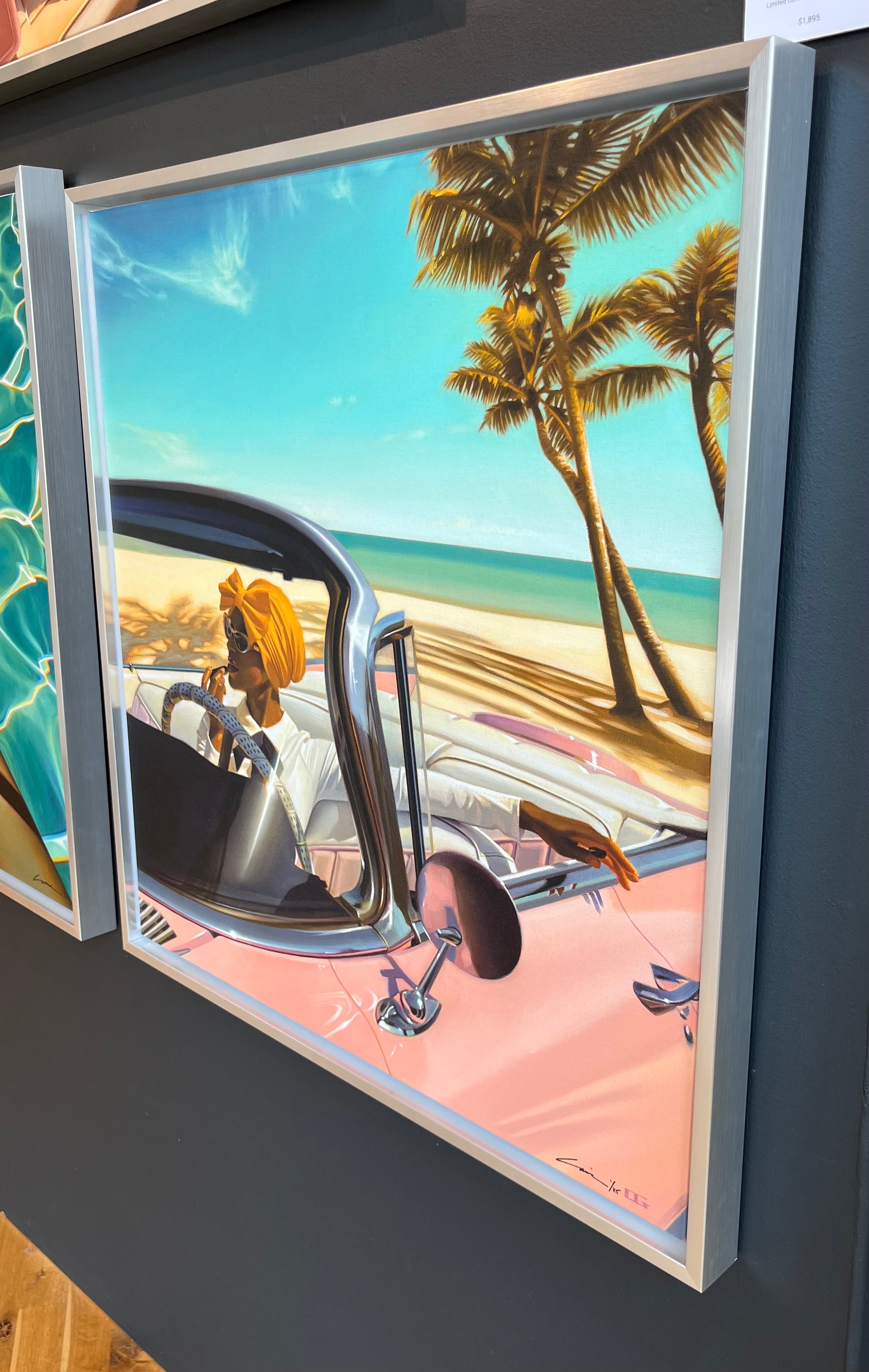 I'm in the Pink Caddy, Can't Miss It! 1/25 - Framed