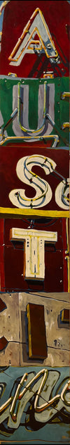 Austin Sign - Vintage - Vertical