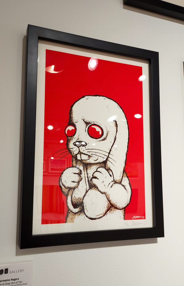 I Have to Snap Out of This - 12/150 - White Stock - FRAMED