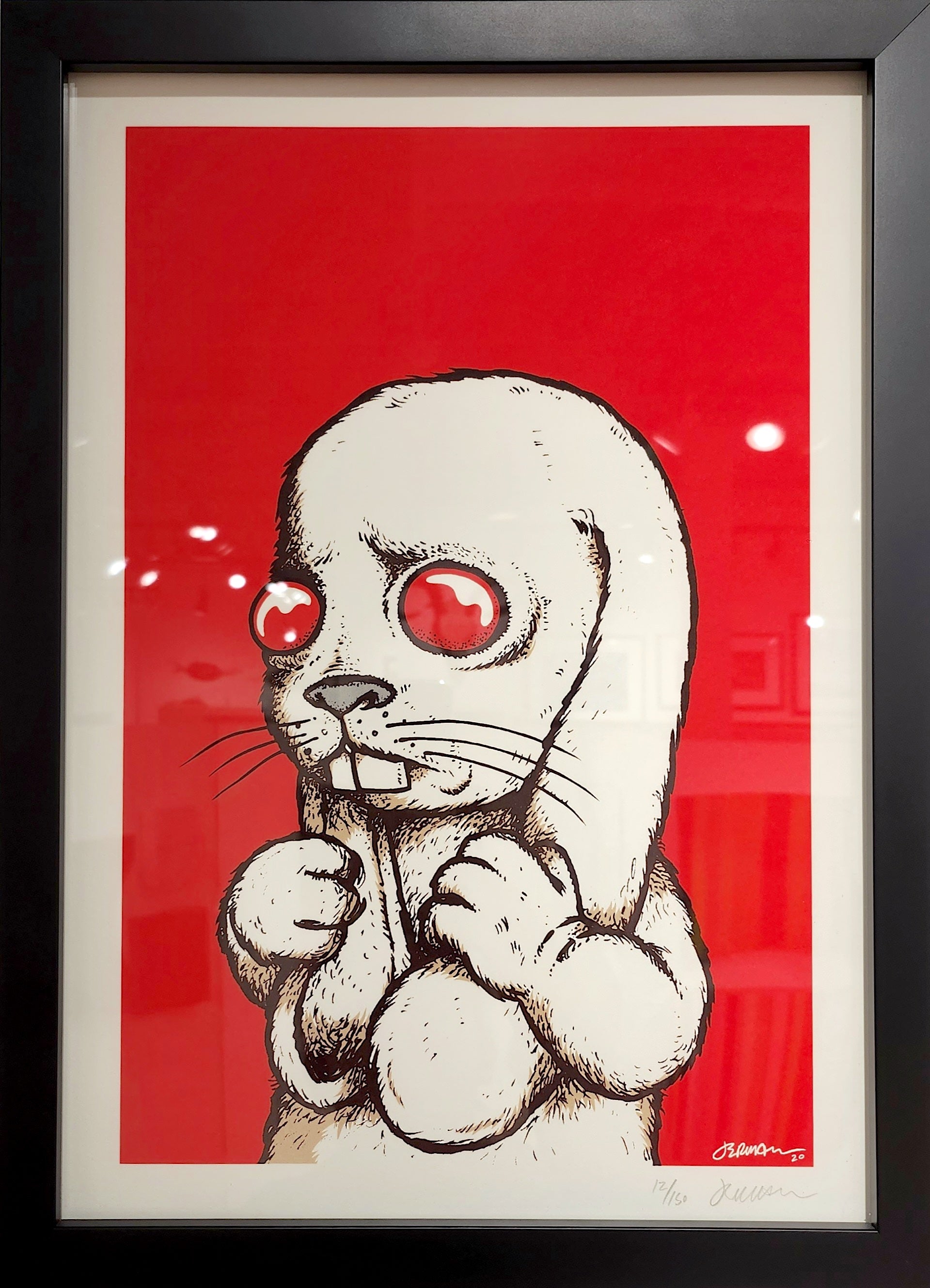 I Have to Snap Out of This - 12/150 - White Stock - FRAMED