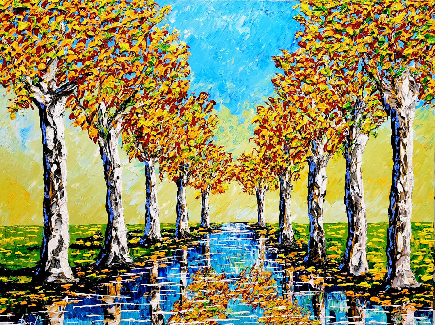 Sycamores of Colorful Streams