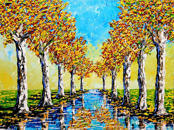 Sycamores of Colorful Streams