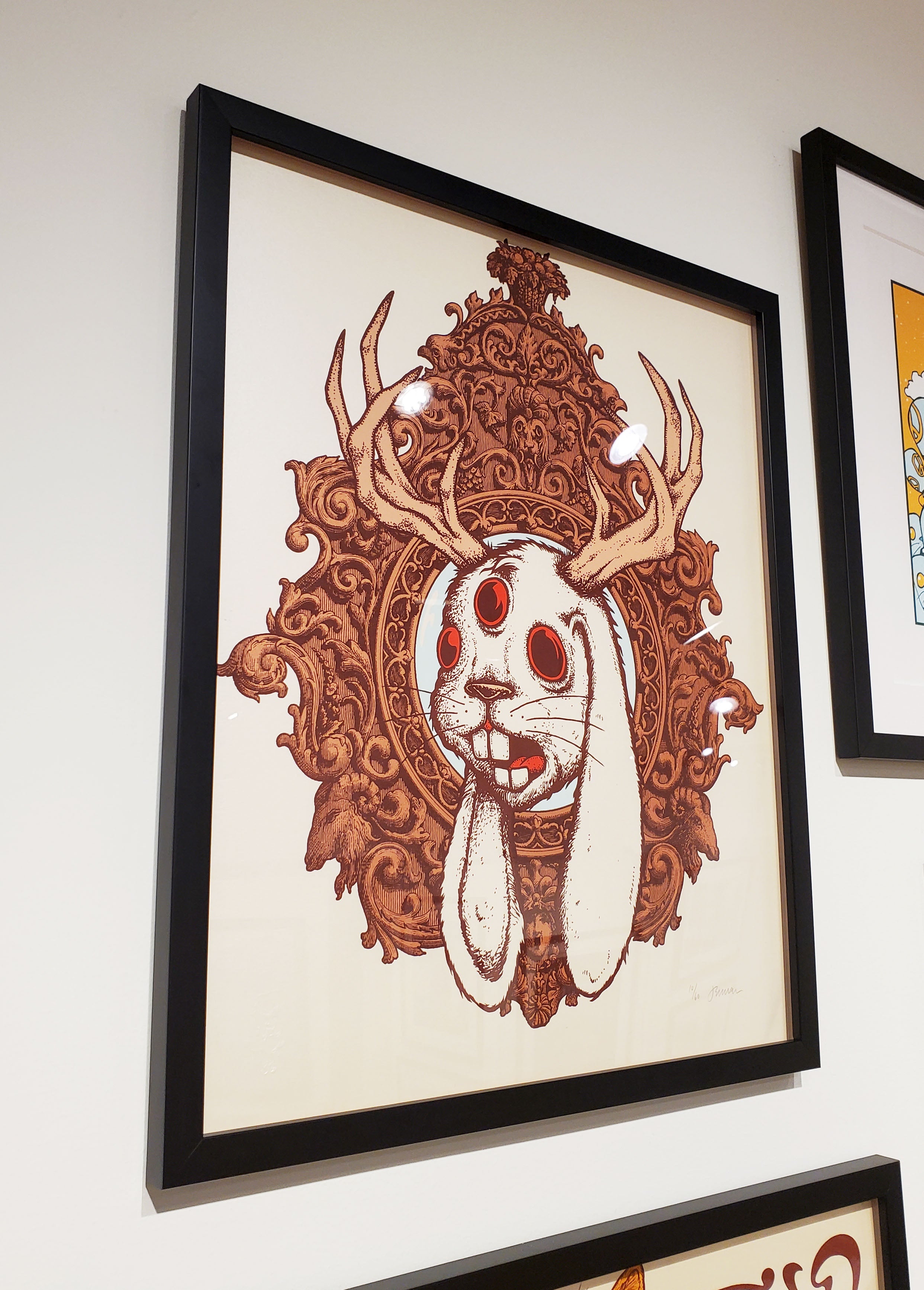 3 Eyed Jackalope - 10/60 - Opal Stardream - FRAMED
