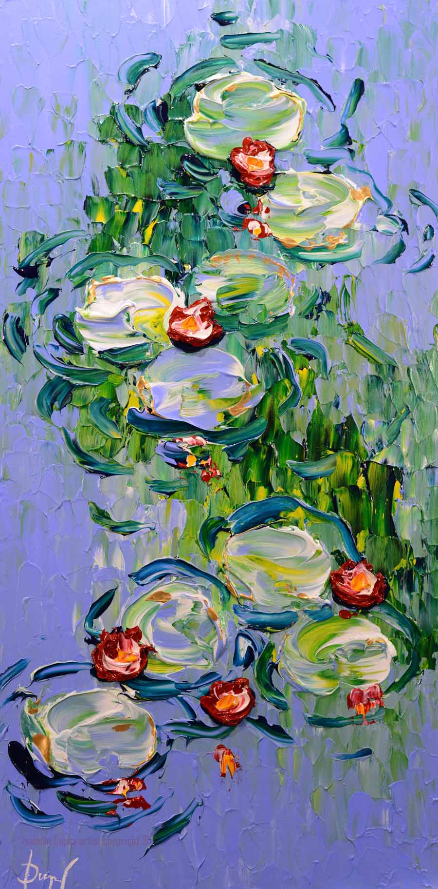 Colorful Water Lilies of Reflections