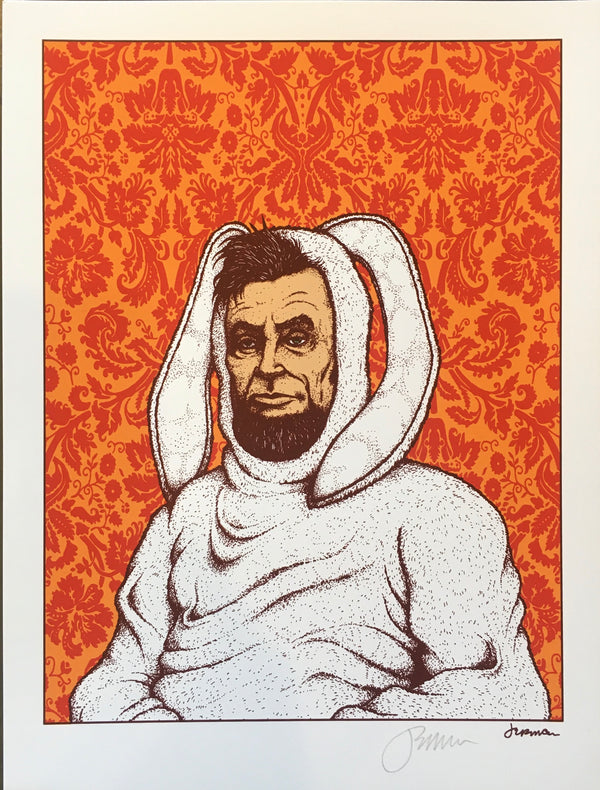 Abe - Handbill - White Stock