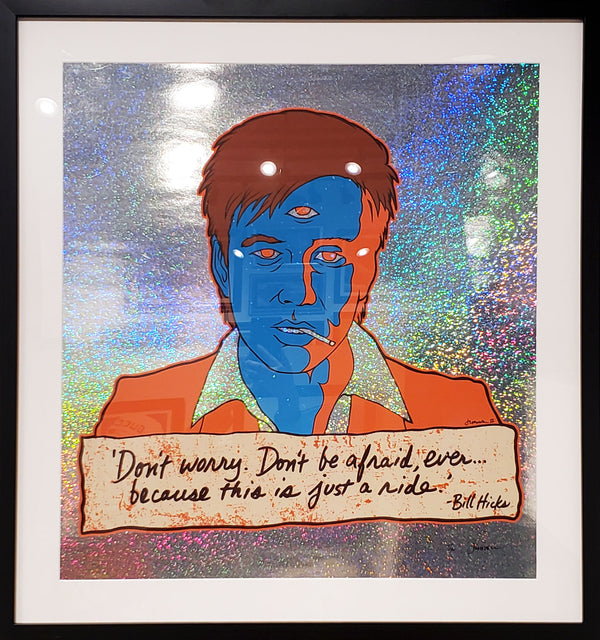 Bill Hicks- 4/50 - Sparkle Foil - FRAMED