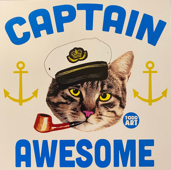 Captain Awesome - white