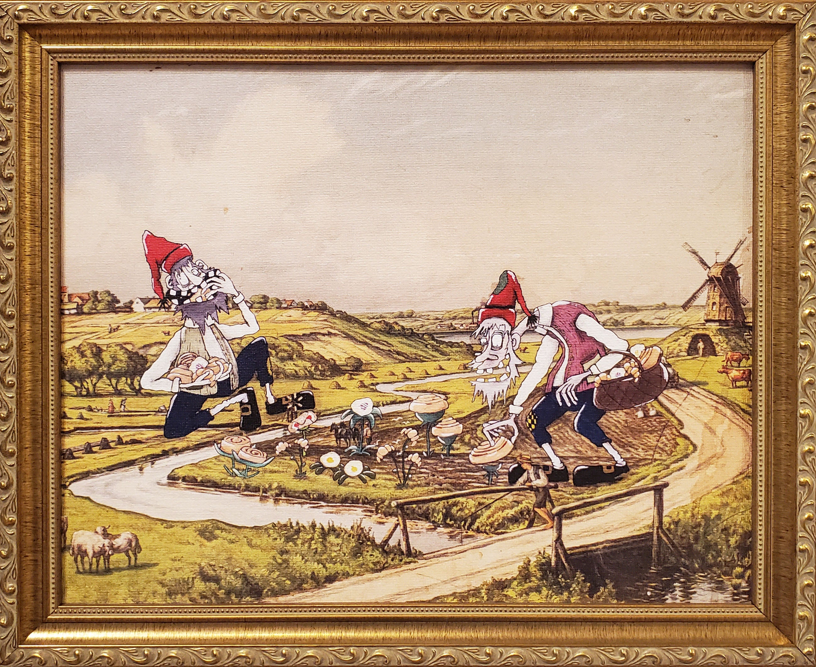 Danish Farm - Framed
