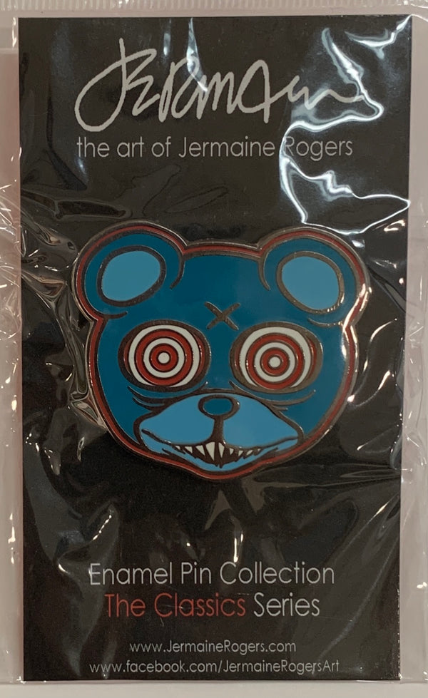 Dero Trance - Enamel Badge - Blue