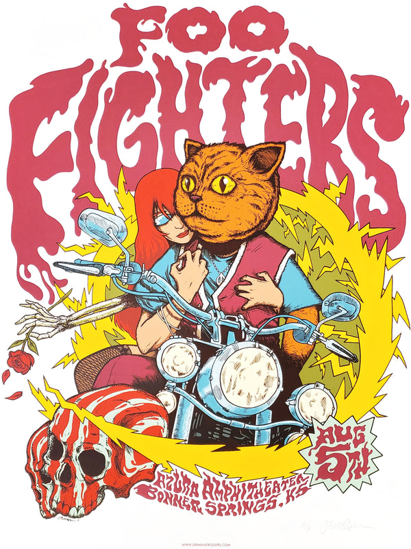 Foo Fighters - Bonner Springs, KS 08.05.21 - on White Stock A/P