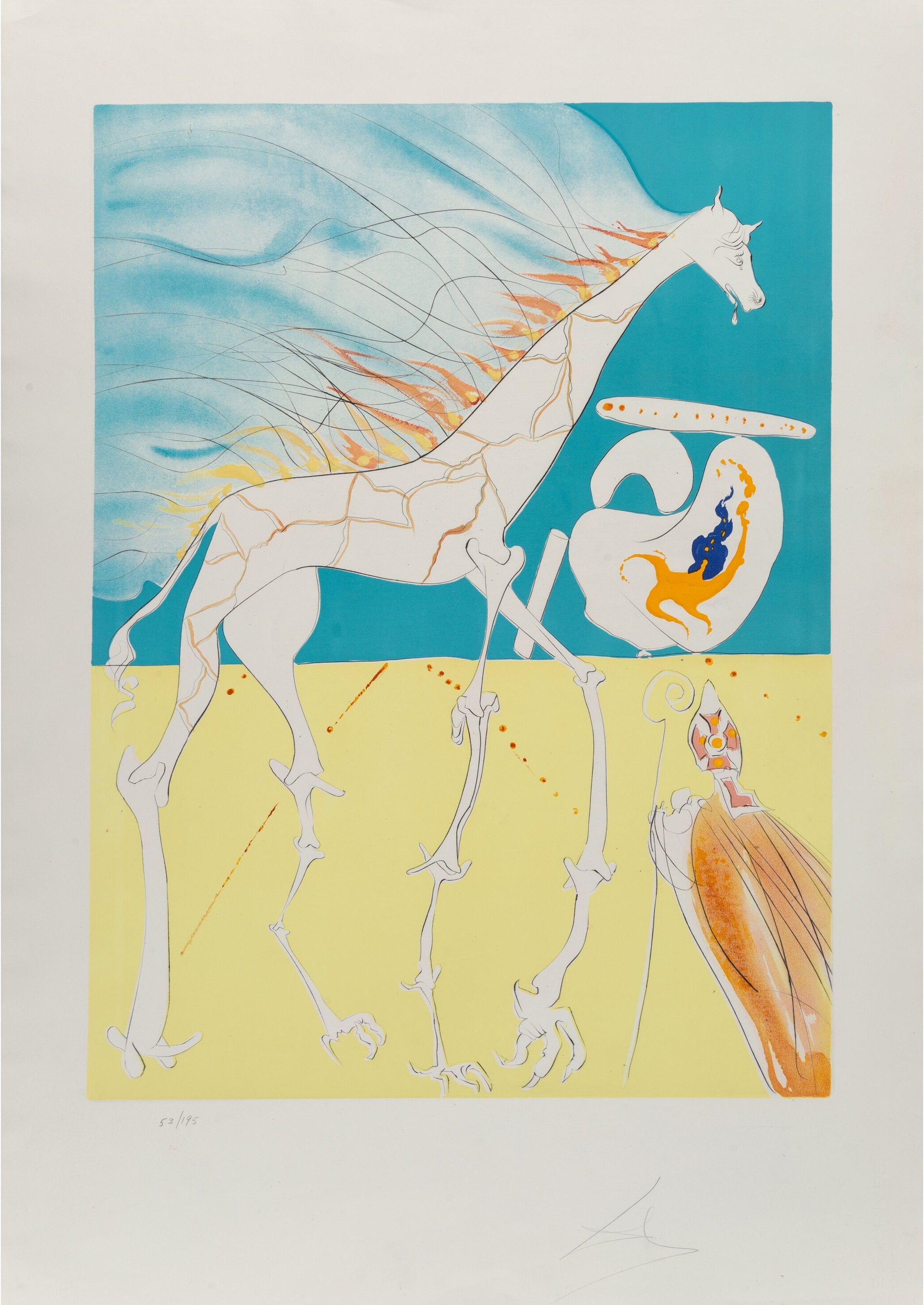 Girafe Saturnienne (Saturnian Giraffe), 1974