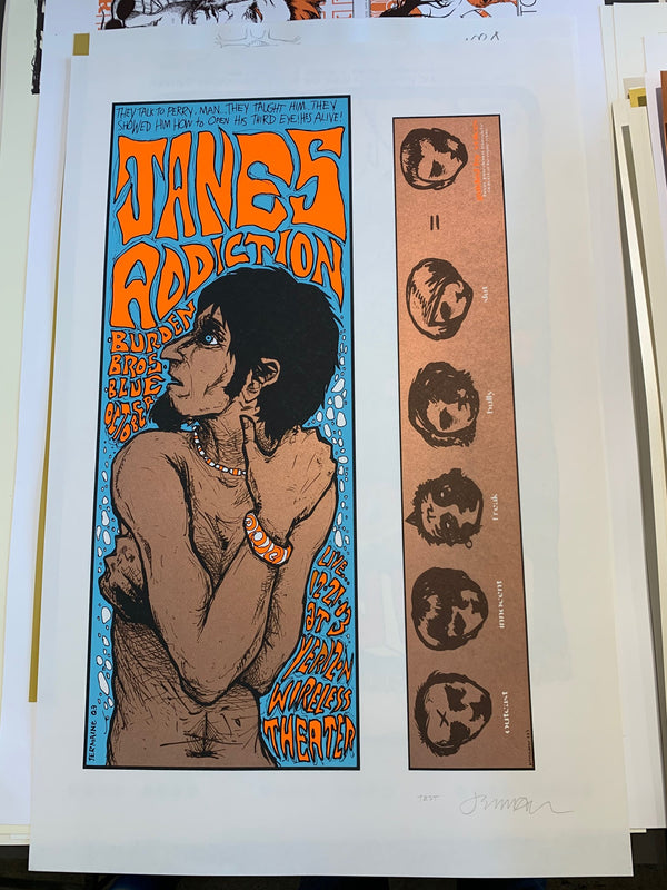 Jane's Addiction/ Guided By Voices uncut TEST print