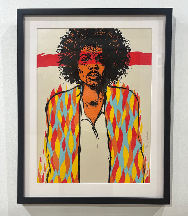 Voodoo (Jimi Hendrix) - Red 15/60 - FRAMED!