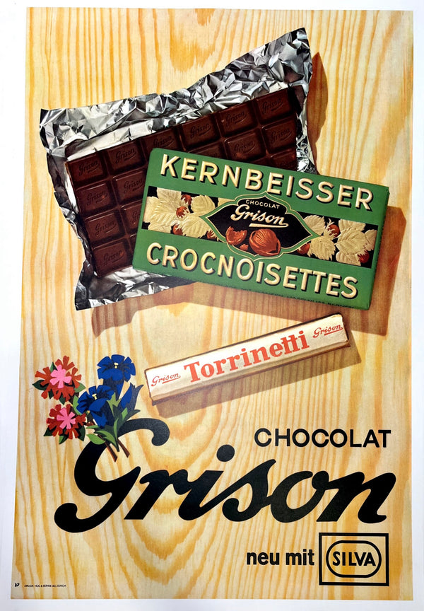 Grison Chocolat Vintage Poster