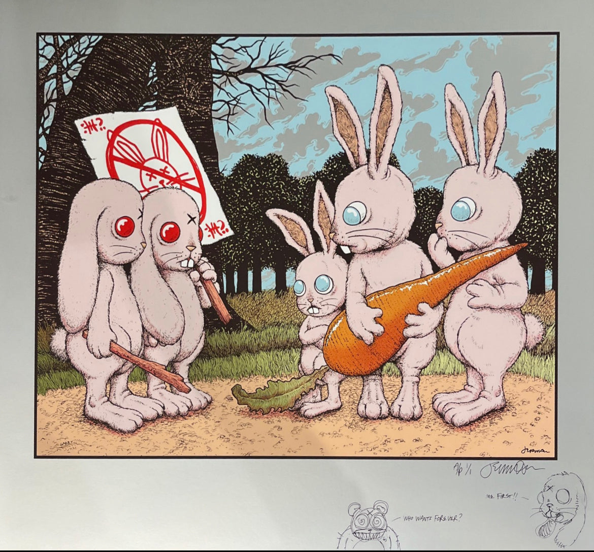 Stupid Animals - A/P - on Silver Foil