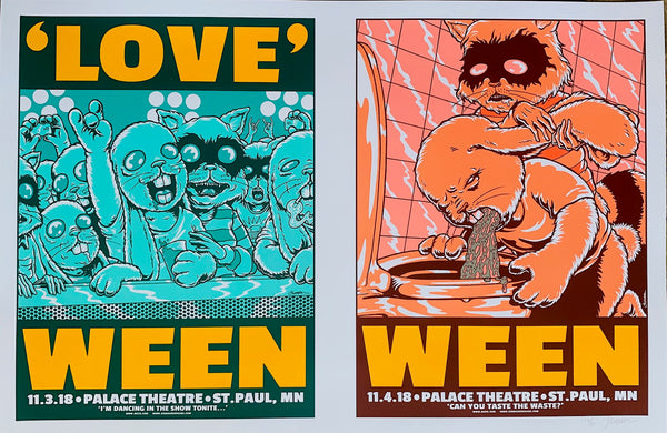 WEEN two nights in St Paul vomit/dance 19/25