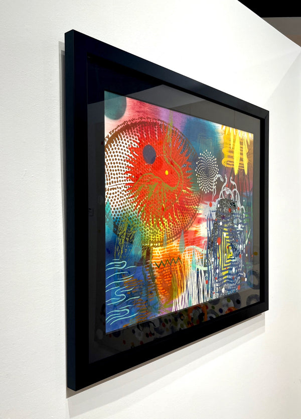 Egret Sunrise in May - Framed