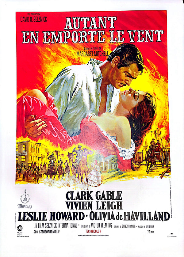 Gone with the Wind Vintage Linen Backed